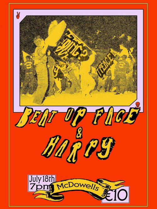 Beat Up Face, Harpy & Thee Usuals @McDowells