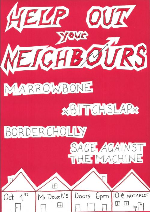 Marrowbone, XBitchslapX, Bordercholly, Sage against the Machine