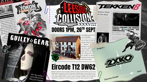 Leeside Collision XXXVIII: Fighting Game Tournament & Social Gaming Event