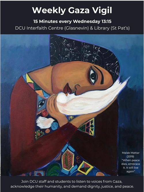 Weekly Gaza Vigil, DCU