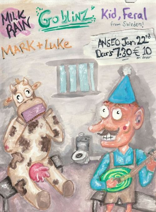 @ANSEO JAN 22ND MILK RAIN | GOBLINZ | KID, FERAL | MARK + LUKE |
