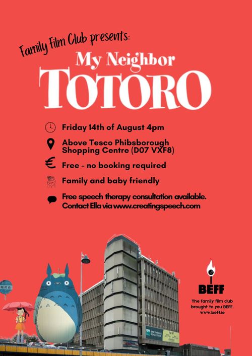 Family Film Cub presents: My Neighbour Totoro 